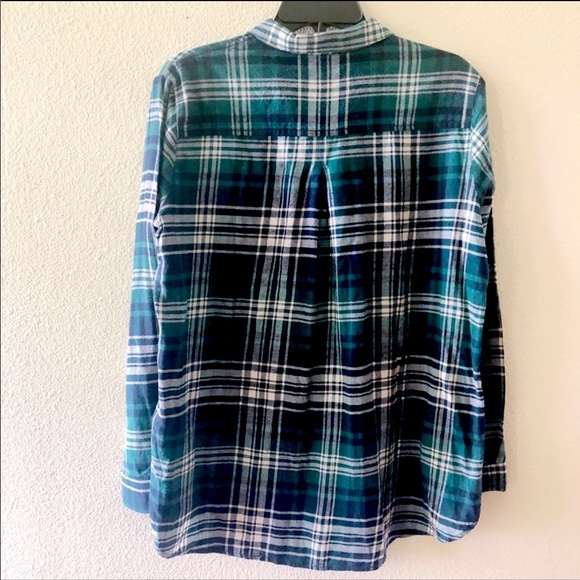 H&M Frannel Button Up Top - Picture 4 of 6